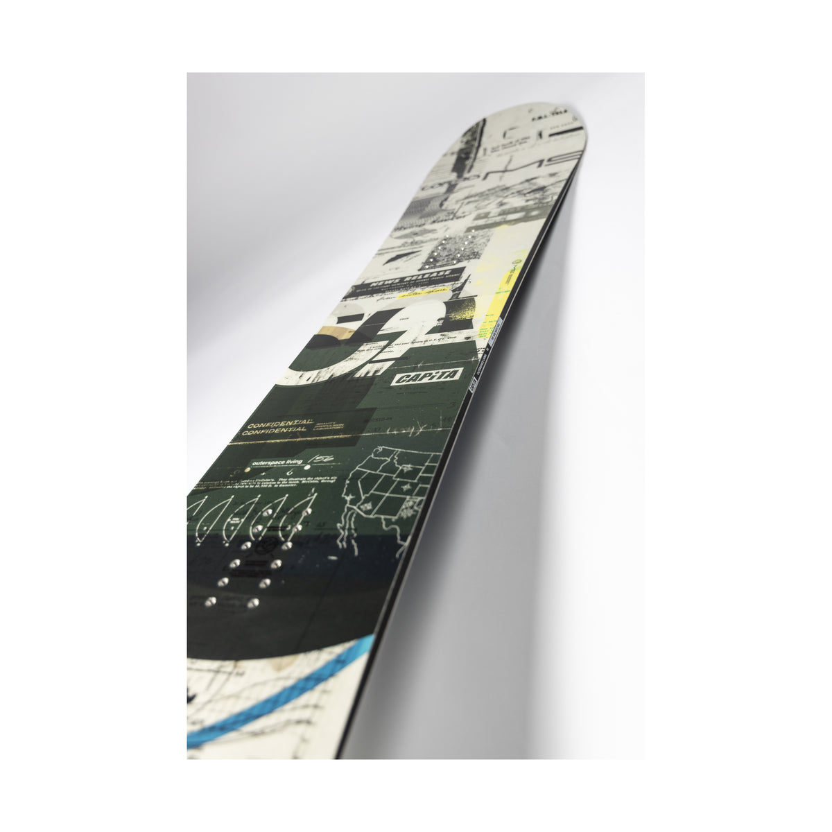 CAPiTA Outerspace Living 2027 topsheet graphics and mounting inserts