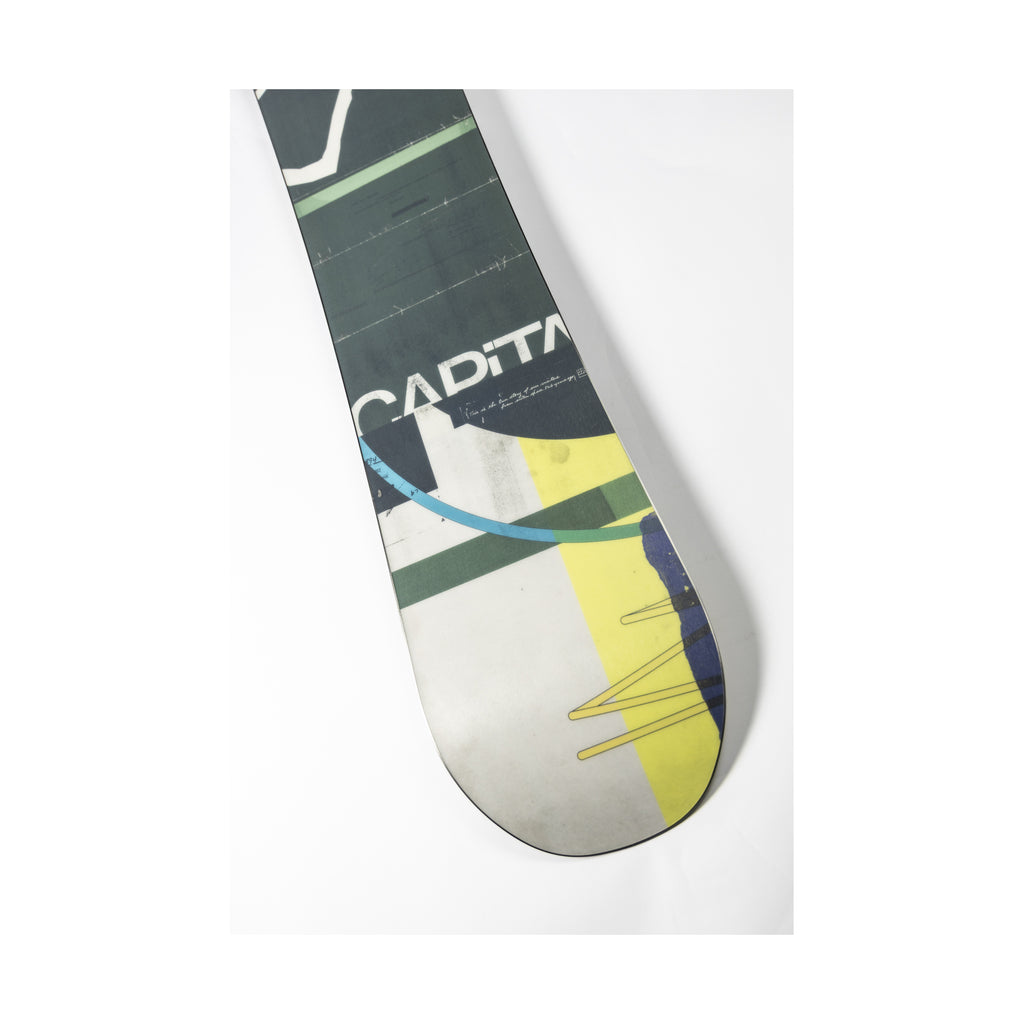CAPiTA Outerspace Living 2027 base graphics and rounded tip detail