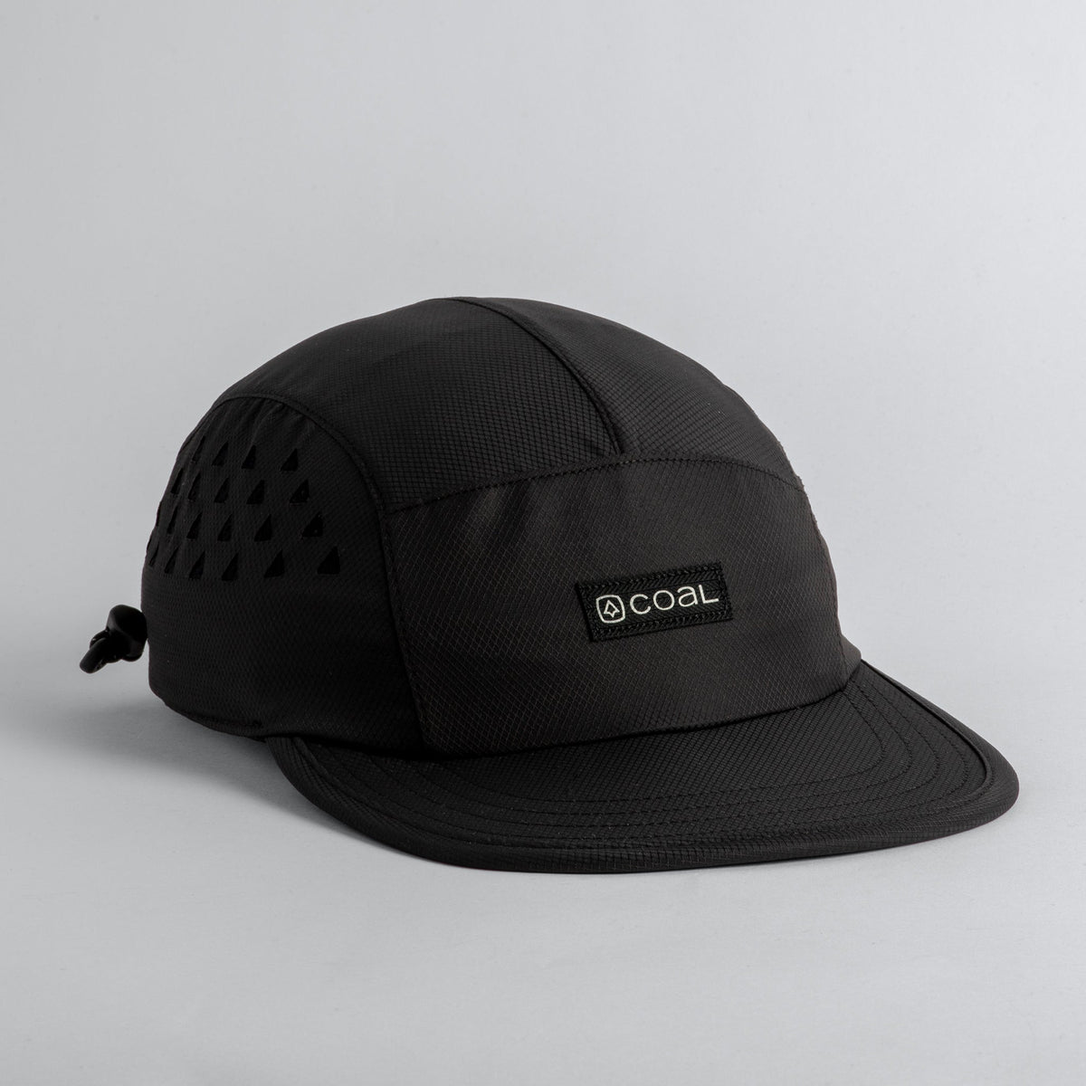 Coal The Provo UPF Tech 5-Panel Cap in Black