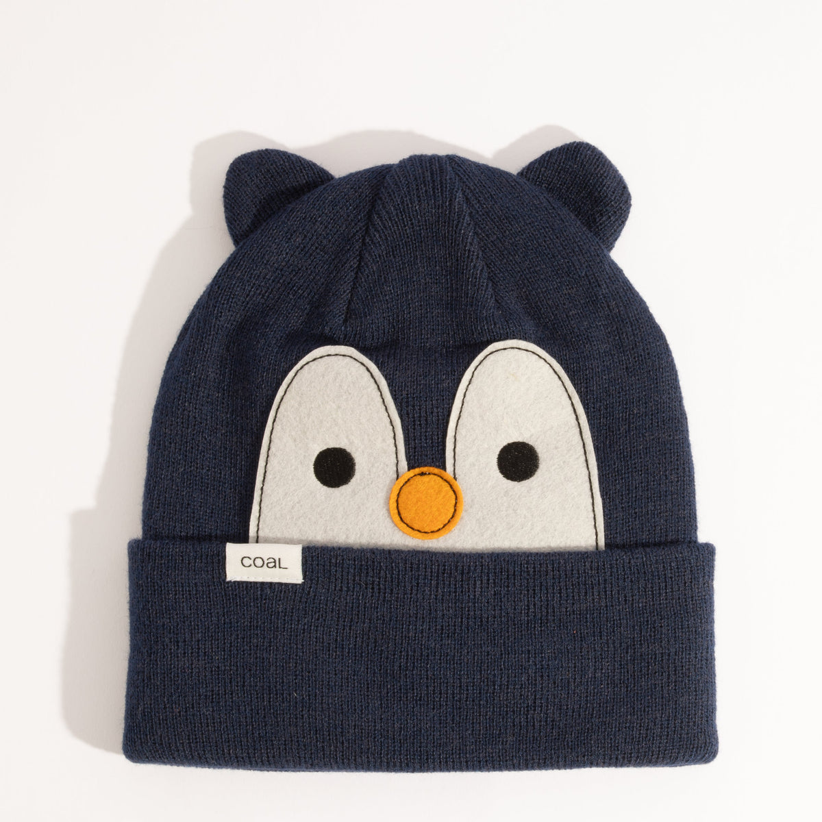 Coal The Wildlings Kids Knit Beanie in Penguin