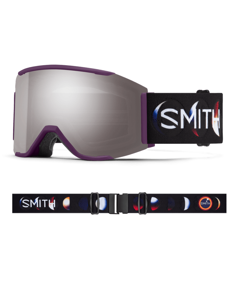 Smith Squad MAG Goggles in Cherry Lacquer Phases | ChromaPop Sun Platinum Mirror