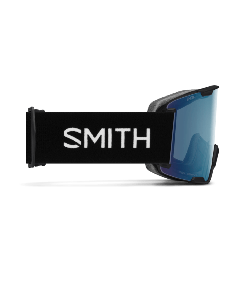 Smith Stash XL Goggles in Black | ChromaPop Everyday Blue Mirror alternate view