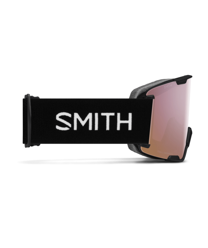 Smith Stash XL Goggles in Black | ChromaPop Everyday Rose Gold Mirror alternate view