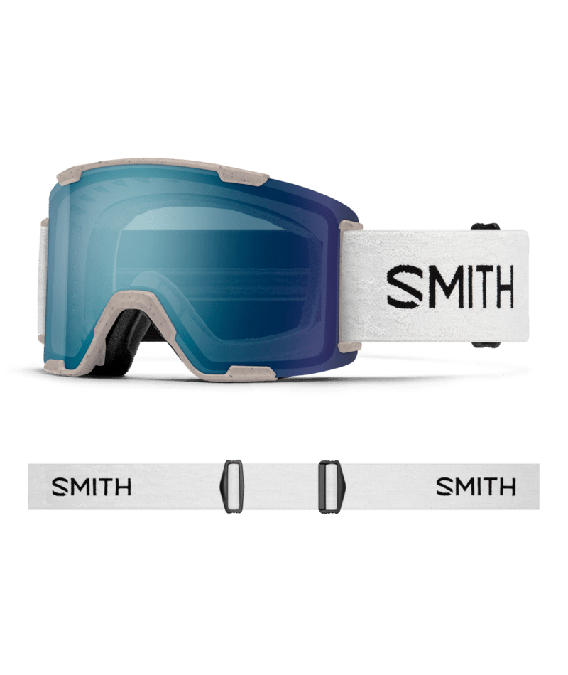Smith Stash XL Goggles in Raw ReNU Undyed | ChromaPop Everyday Blue Mirror
