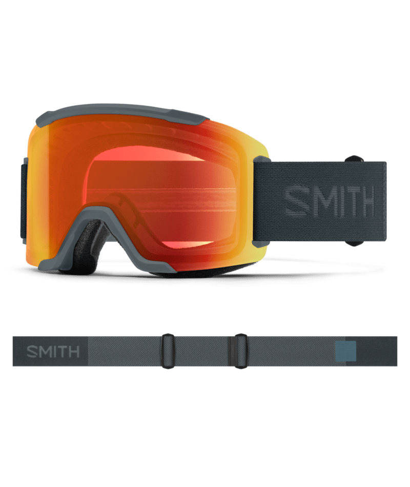 Smith Squad Goggles in Slate | ChromaPop Everyday Red Mirror