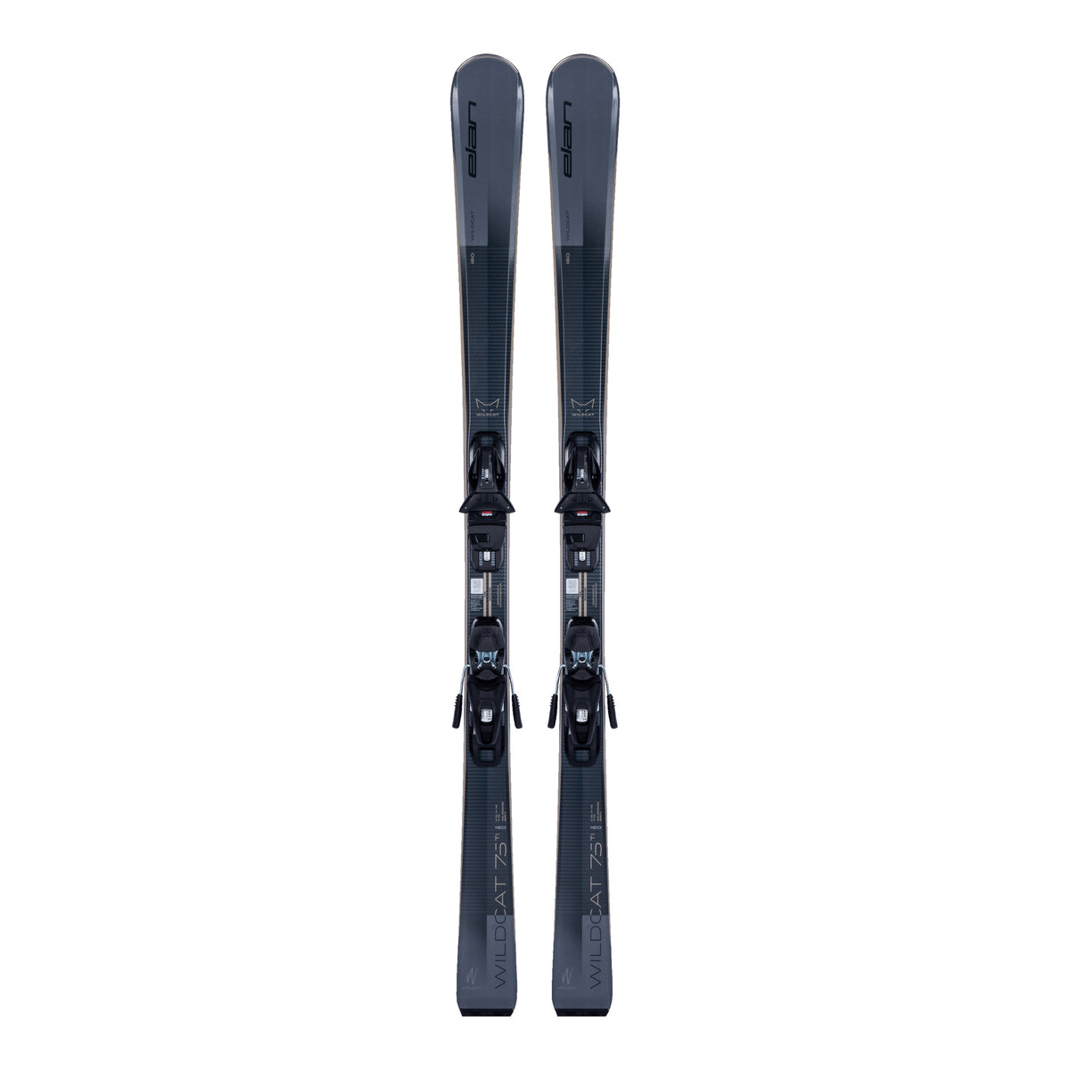 Elan wildcat 75 black skis, product view 2