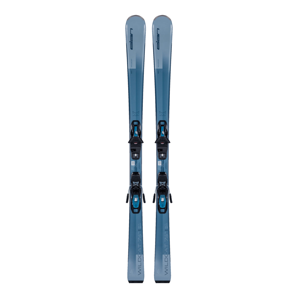 Elan wildcat 75 ti blue skis, product view 2