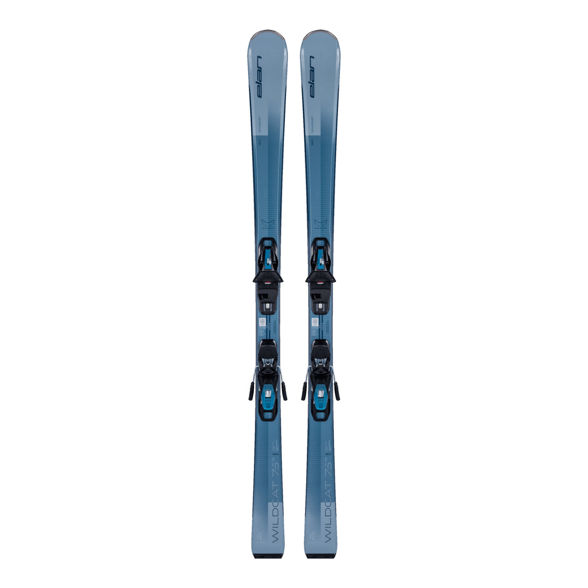 Elan wildcat 75 ti blue skis, product view 2