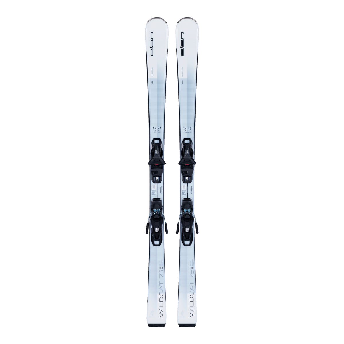 Elan wildcat 75 white skis, product view 2