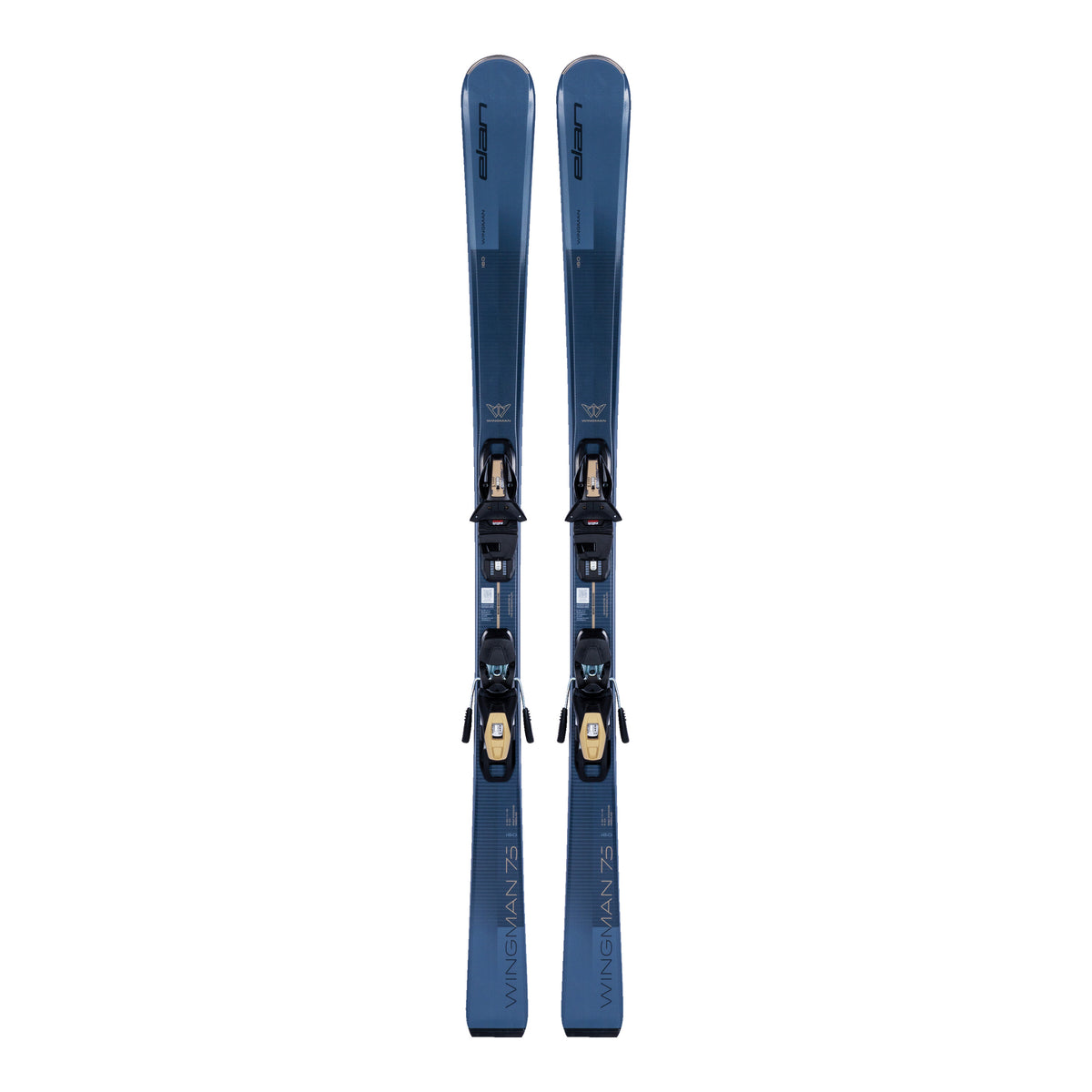 Elan wingman 75 blue skis, product view 2