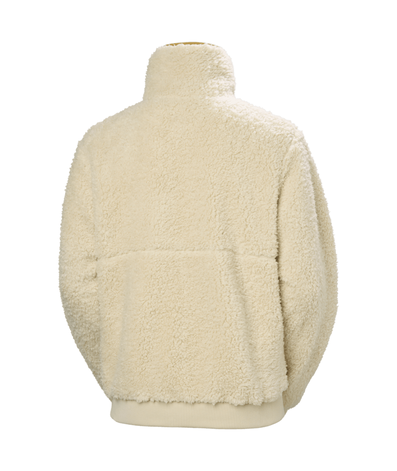 Helly Hansen Women's Moonlit Pile Jacket in Cream, rear view. Photo: Helly Hansen