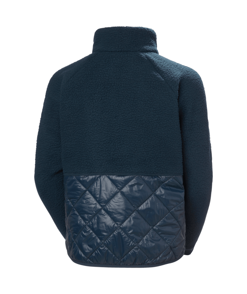 Helly Hansen Women's Bliss Hybrid Jacket in Navy, rear view. Photo: Helly Hansen
