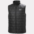 Helly Hansen Men's LIFALOFT Insulator Vest in Black, front view. Photo: Helly Hansen