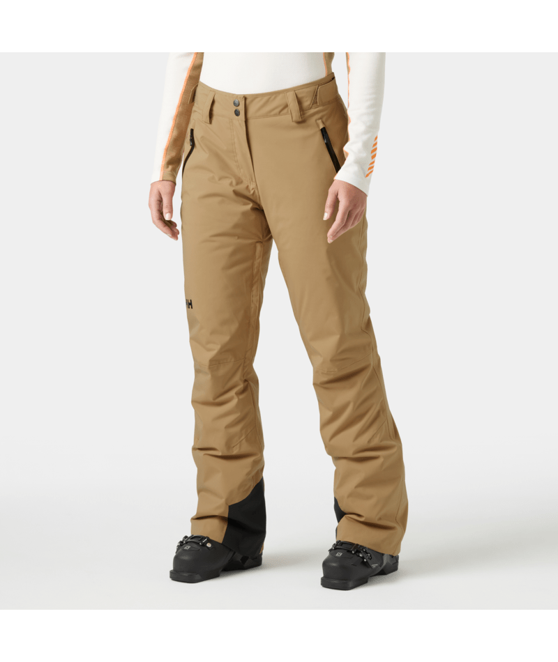 Helly Hansen Women’s Legendary Insulated Pant in elmwood, modeled view