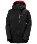 Helly Hansen Women’s Powshot Jacket in black, front view