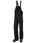 Helly Hansen Men’s Legendary Insulated Bib Pant in black, front view