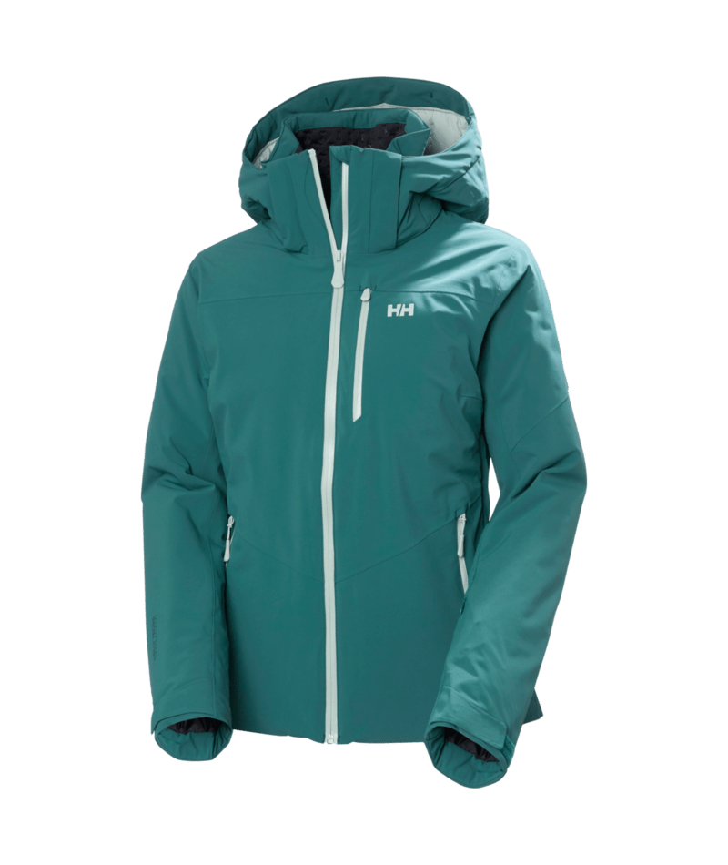 Helly Hansen Women’s Alphelia Jacket in dark creek, front view