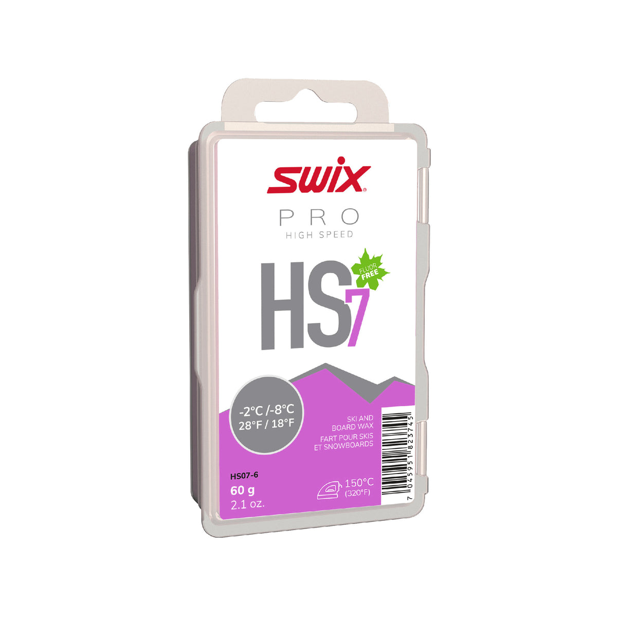 SWIX, HS7 Violet, ski & snowboard wax, product view