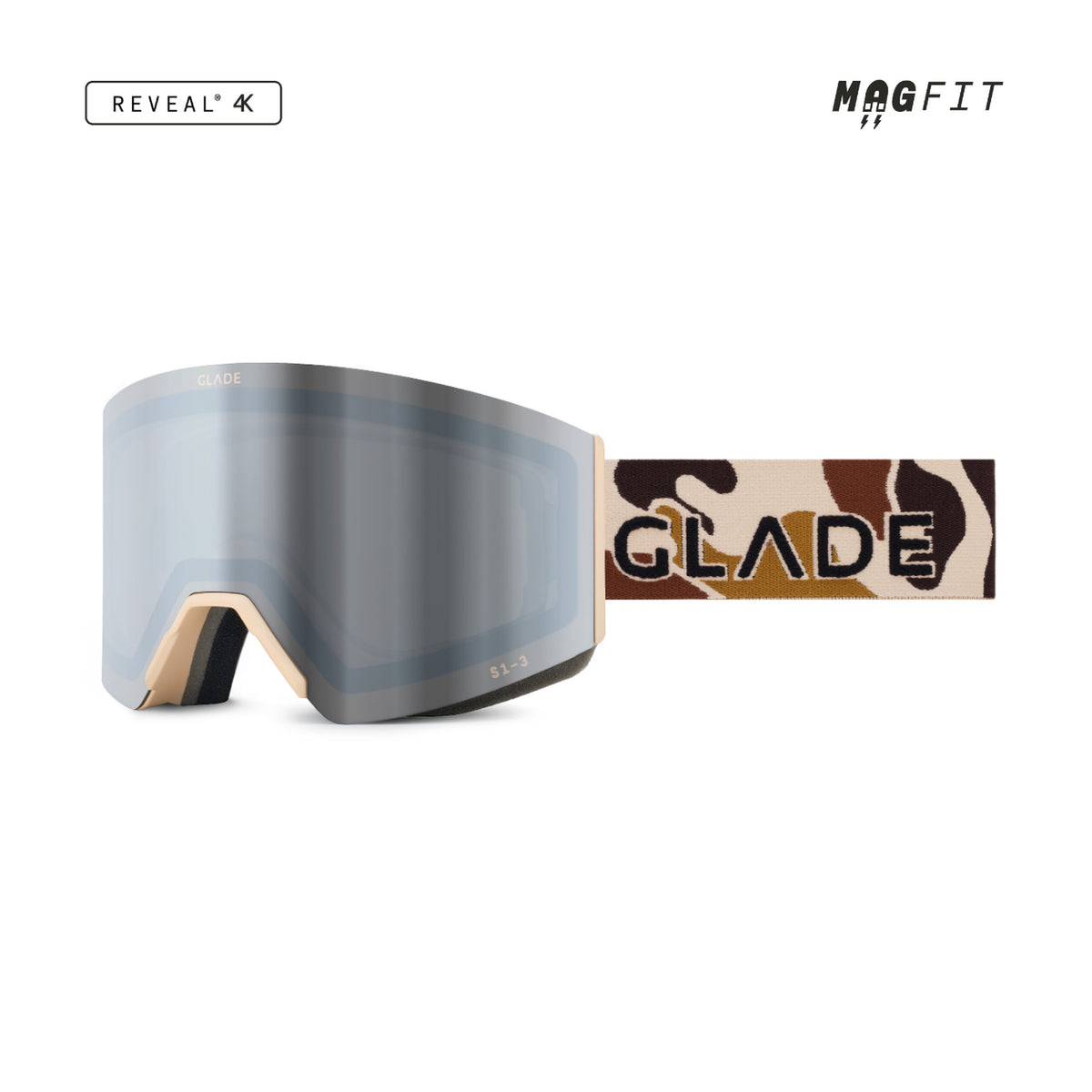 Glade Adapt 3 Ski & Snowboard Goggles 2026/27 Duck Camo / Black Mirror product view