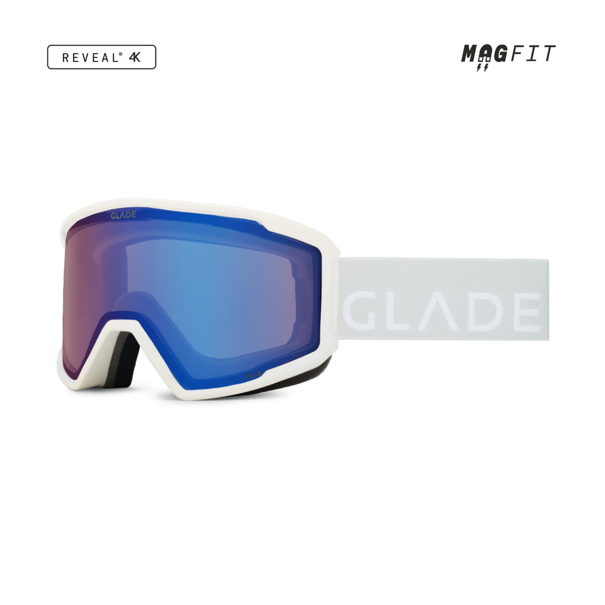 Glade Divide Ski & Snowboard Goggles 2026/27 Matte Snow / Blue product view