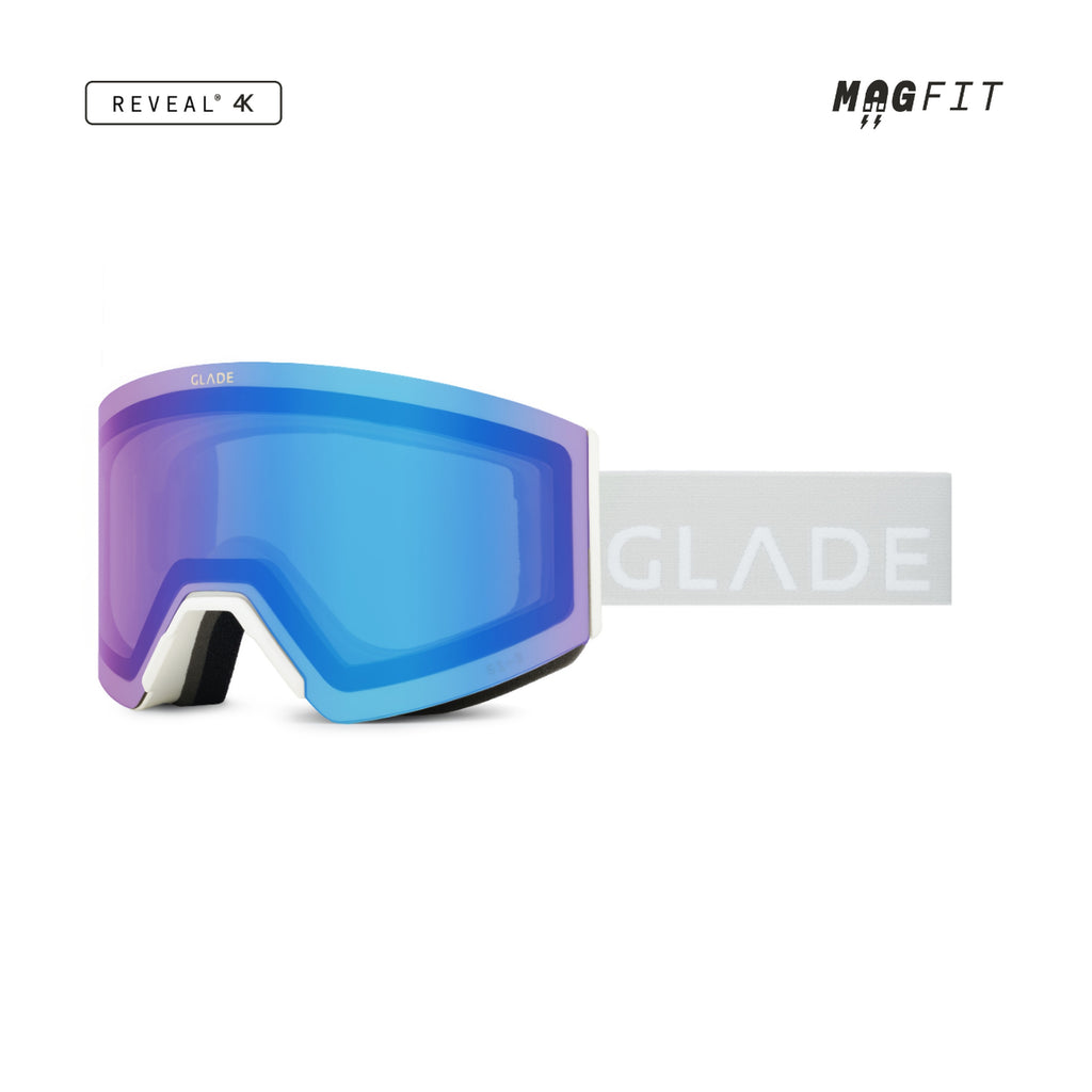 Glade Adapt 3 Ski & Snowboard Goggles 2026/27 Matte Snow / Blue product view