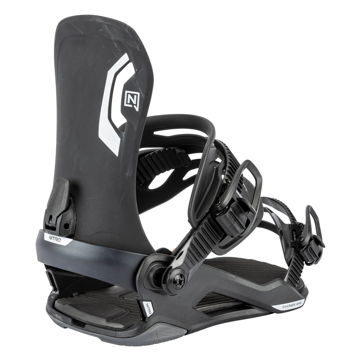 Nitro Charger Mini Youth Snowboard Bindings 2026/27 S / Ultra Black