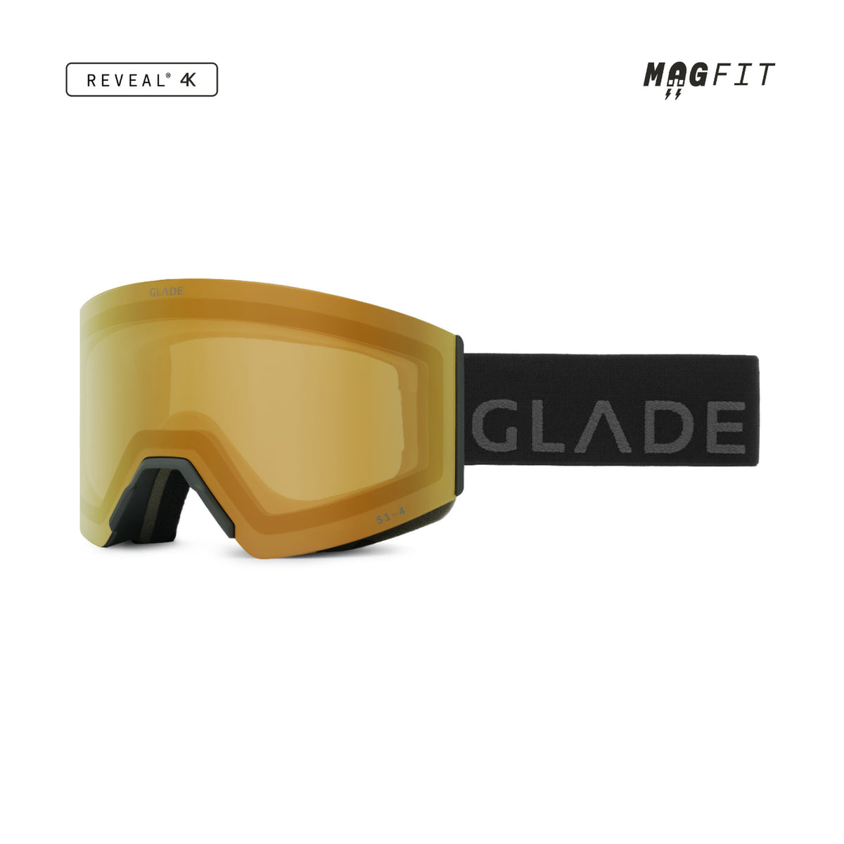 Glade Adapt 3 Ski & Snowboard Goggles 2026/27 Matte Black / Bronze product view