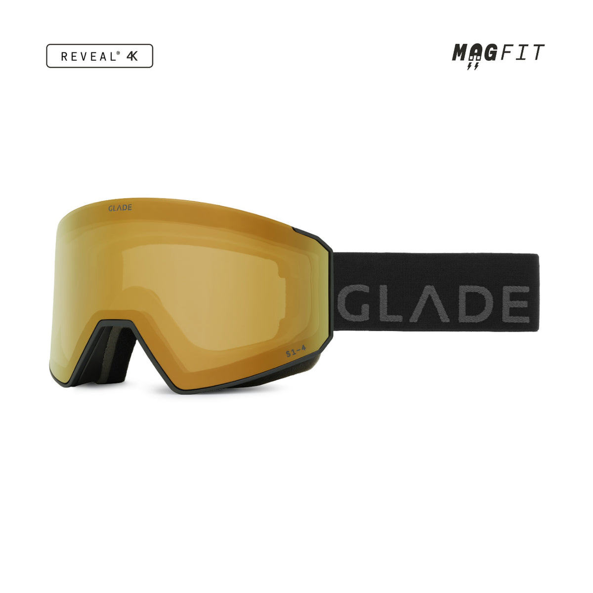 Glade Fathom 2 Cylindrical Ski & Snowboard Goggles 2026/27 Matte Black / Bronze product view