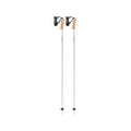 Leki Stella S white silver gold ski poles — pair