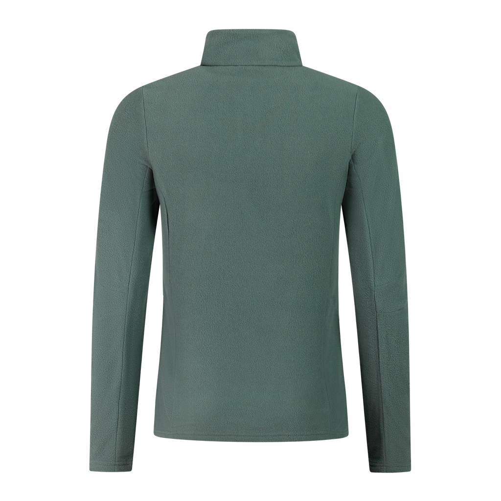Protest Remutez Women's Quarter-Zip Fleece in Evergreen — back view