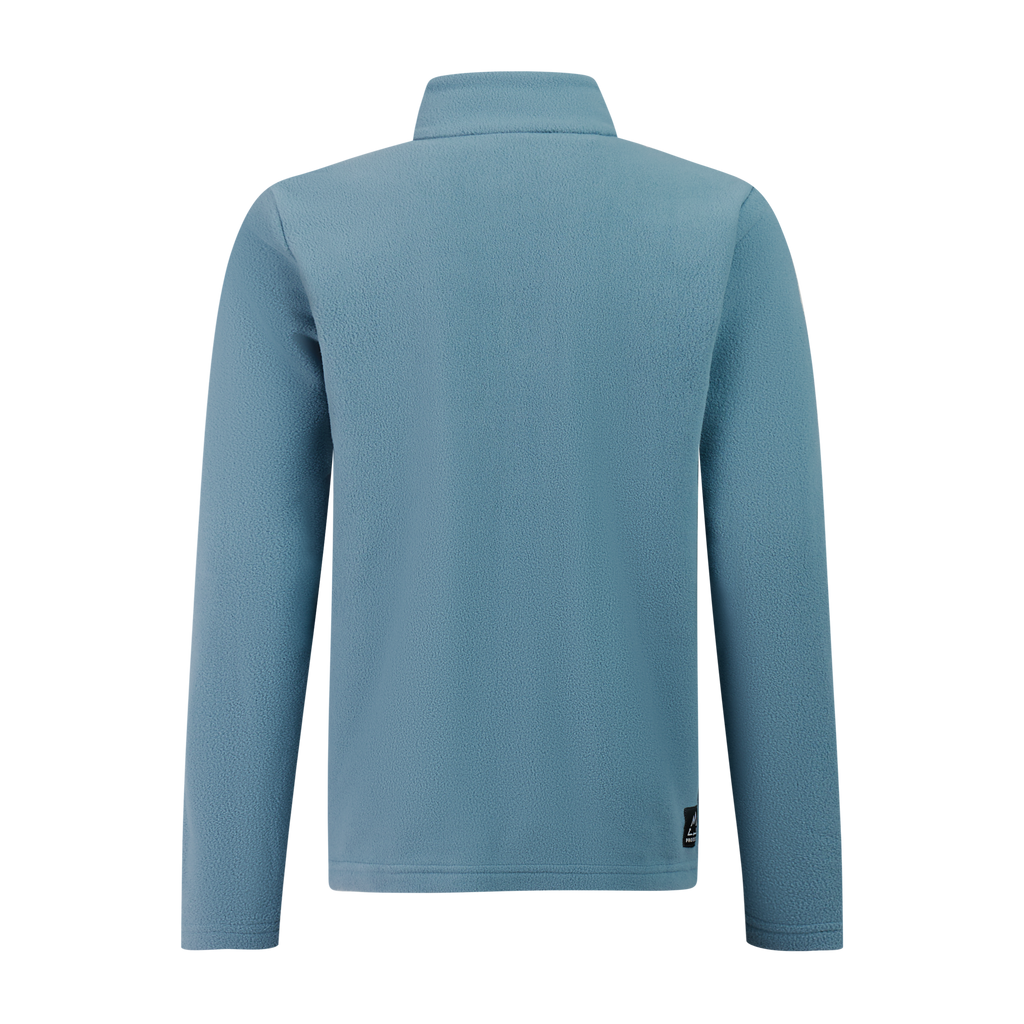 Protest Reperfecty JR Quarter-Zip Fleece in Stone Blue — back view