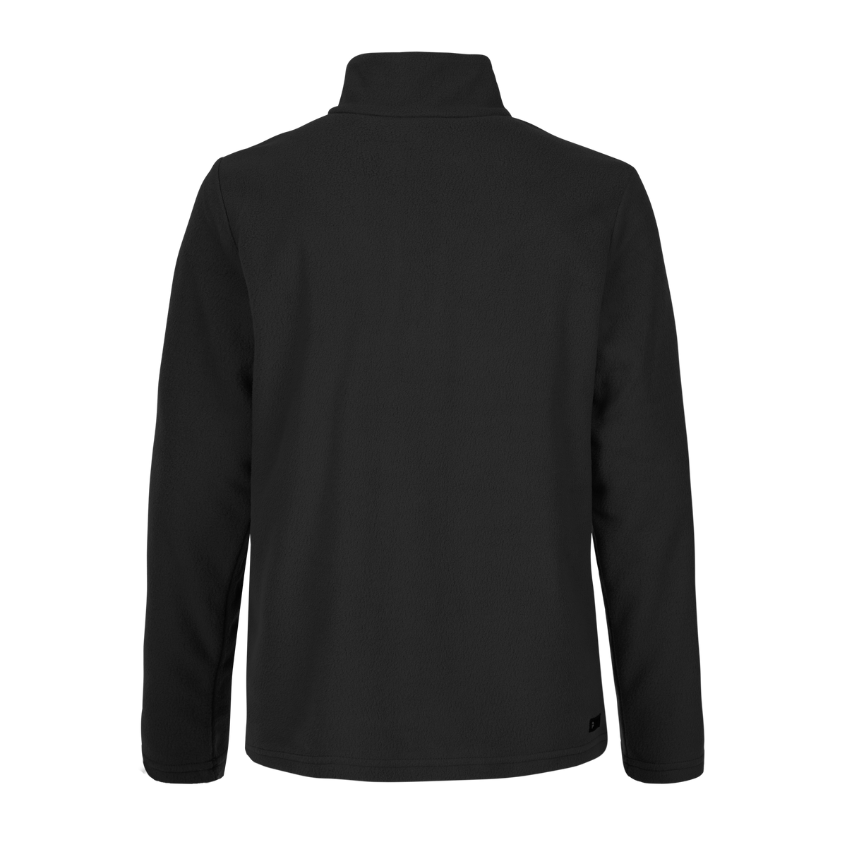 Protest Reperfecty JR Quarter-Zip Fleece in True Black — back view