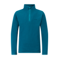Protest Remutey JR Quarter-Zip Fleece in Tempted blue — front view