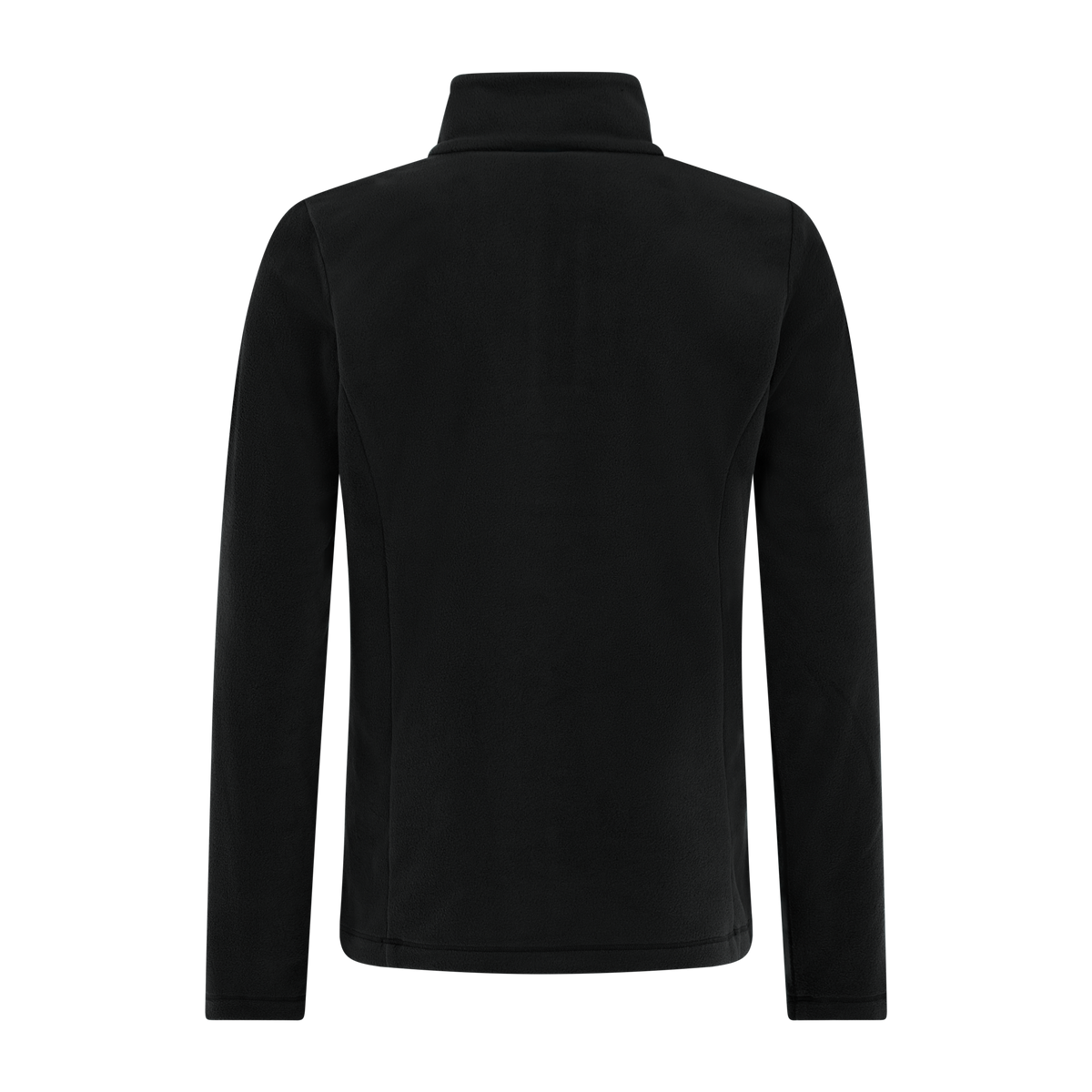 Protest Remutey JR Quarter-Zip Fleece in True Black — back view