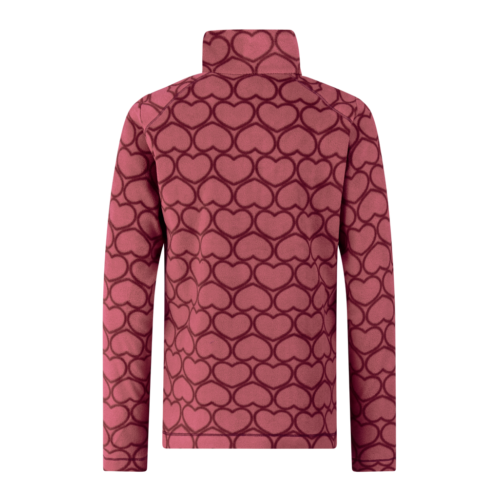 Protest Remissy JR Quarter-Zip Fleece in Rebel Purple — back view
