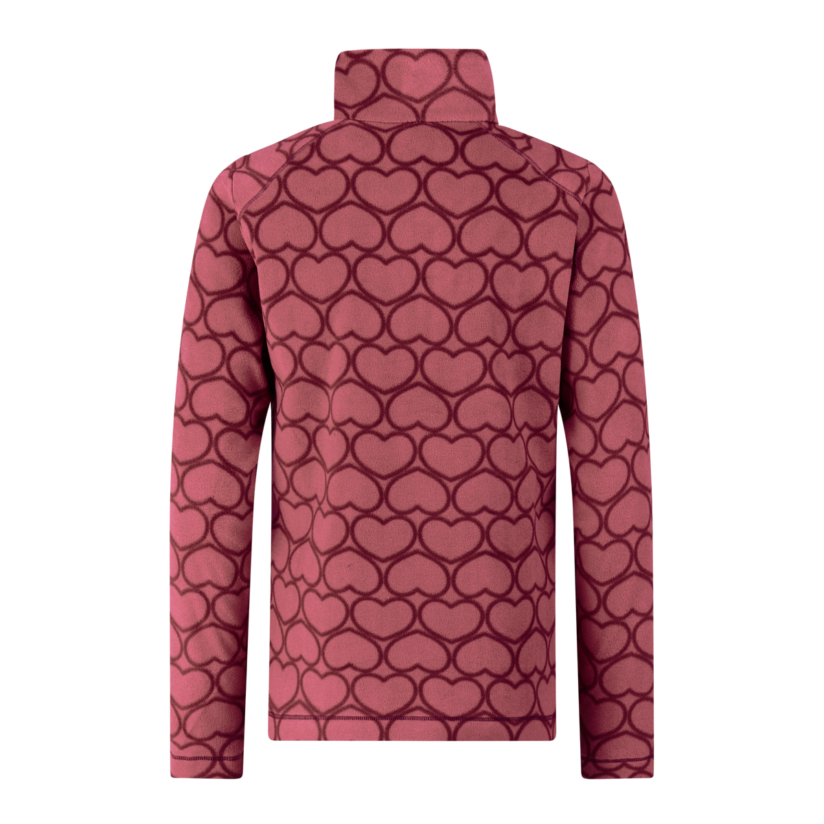 Protest Remissy JR Quarter-Zip Fleece in Rebel Purple — back view