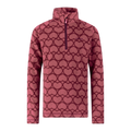 Protest Remissy JR Quarter-Zip Fleece in Rebel Purple — front view