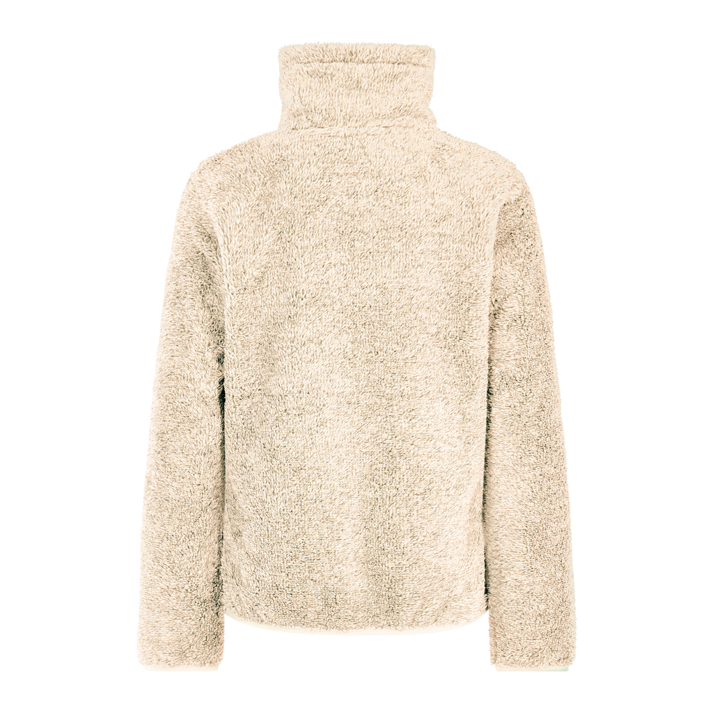 Protest Riri JR Full-Zip Fleece in Kit Offwhite — back view