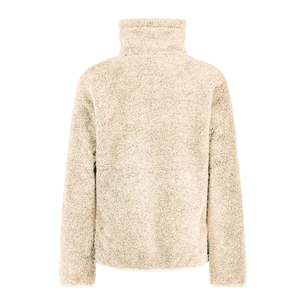 Protest Riri JR Full-Zip Fleece in Kit Offwhite — back view