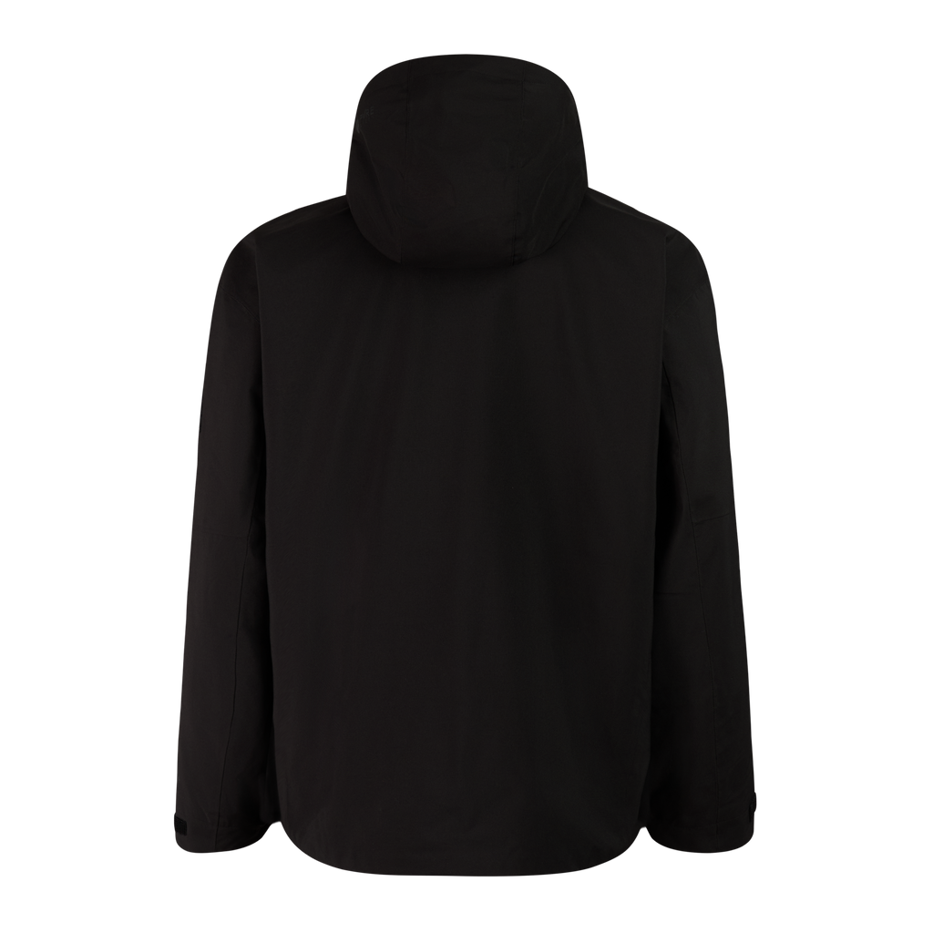 Protest Drifter Men's Snow Jacket in True Black — back view