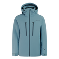 Protest Timothy Men's Snow Jacket in Stone Blue — front view