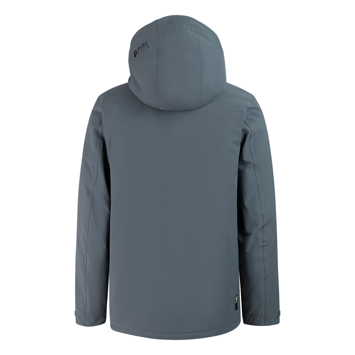 Protest Timothy Men's Snow Jacket in Basalt — back view