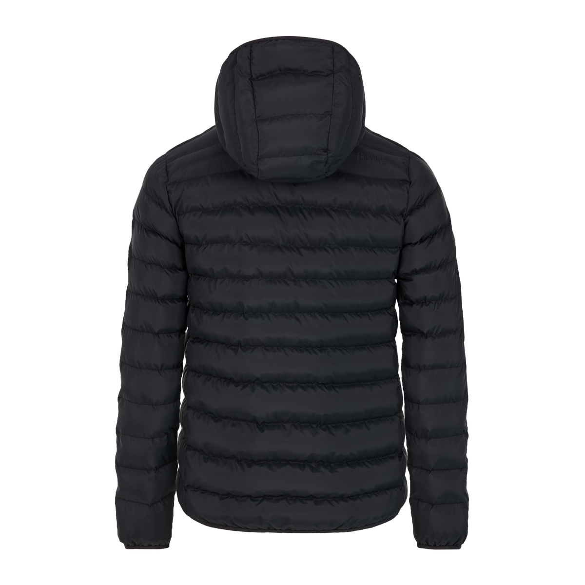 Protest Basso Men's Puffer Jacket in True Black — back view