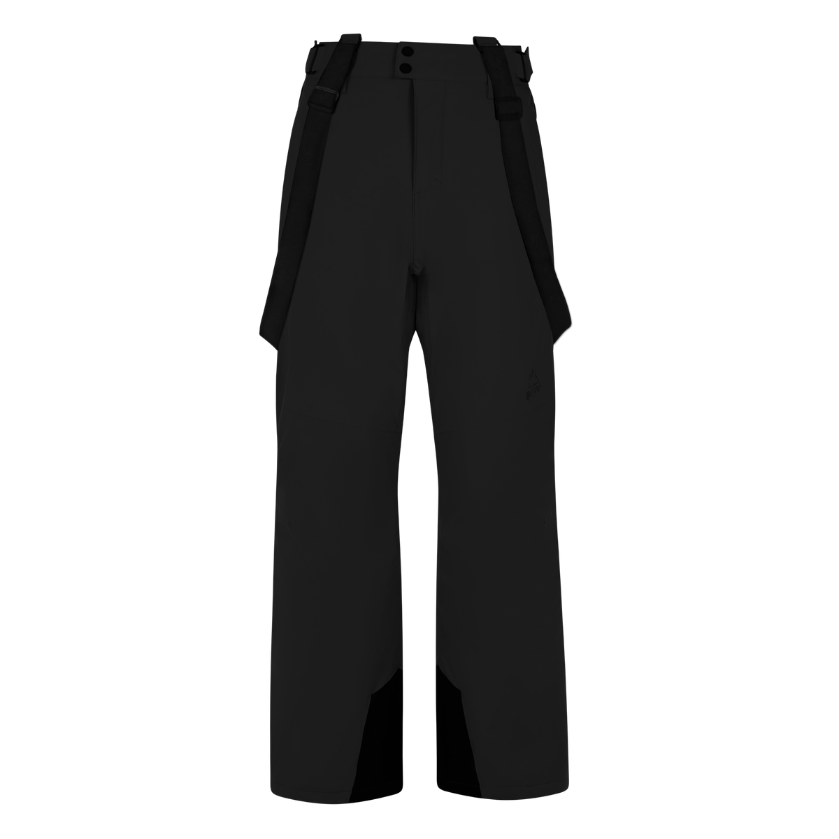 Protest Rowens Men's Snow Pants in True Black — front view