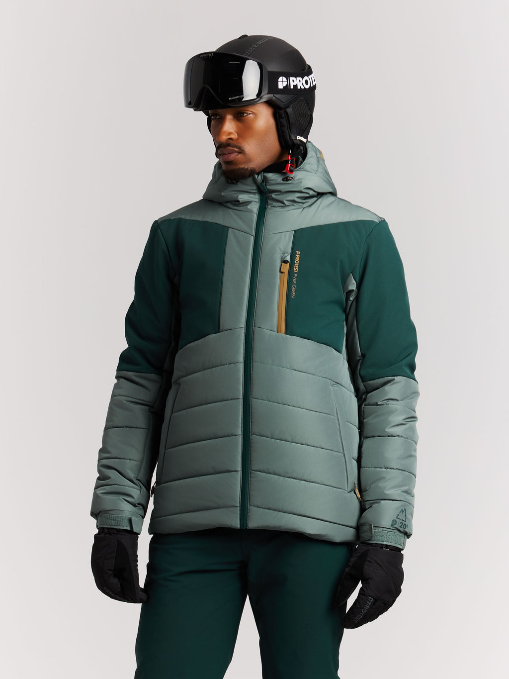 Protest PRTNaldo snow jacket in Evergreen