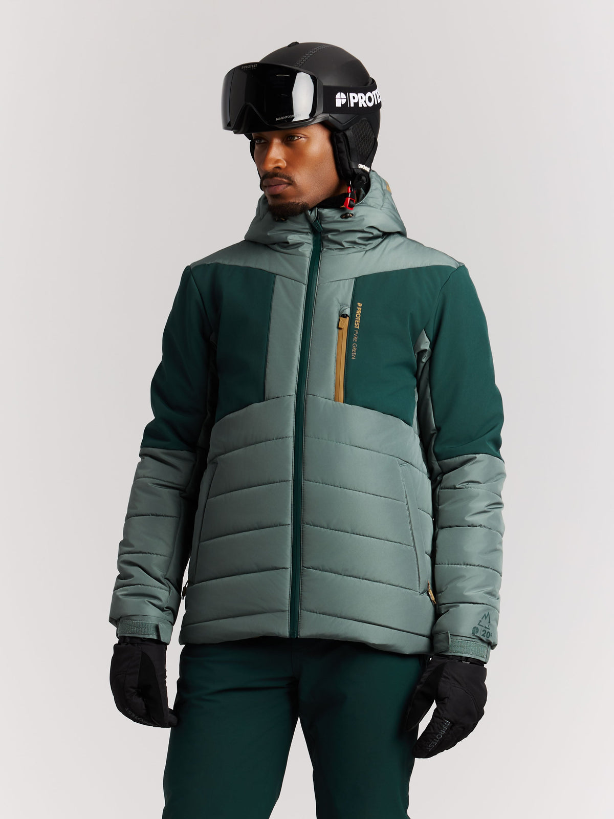 Protest PRTNaldo snow jacket in Evergreen