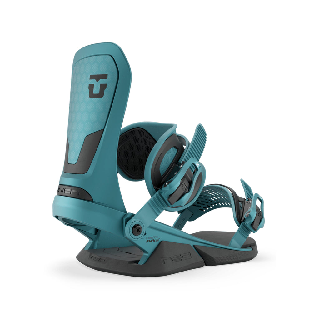Union Neo 2026/27 snowboard binding in Green, side view