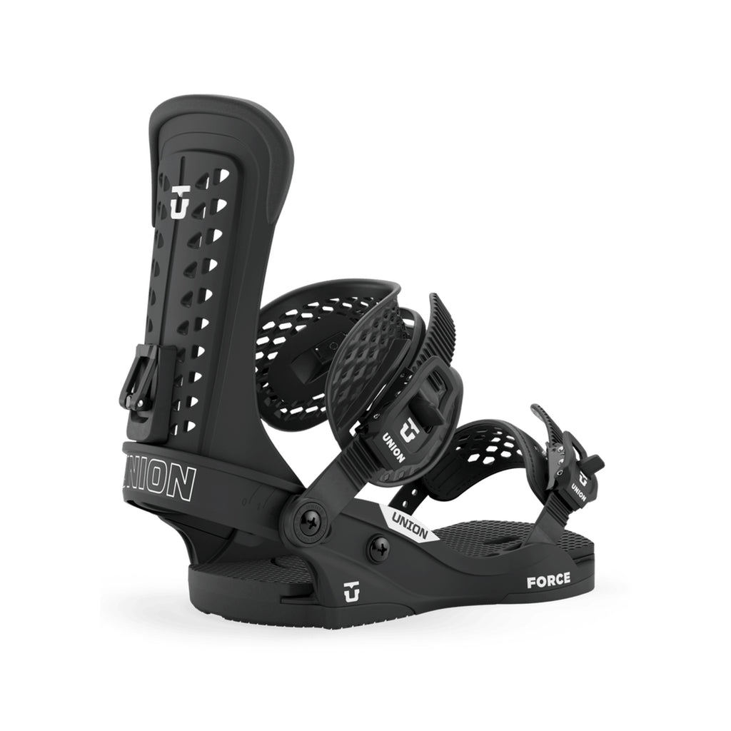Union Force Classic 2026/27 snowboard binding in Black, side view