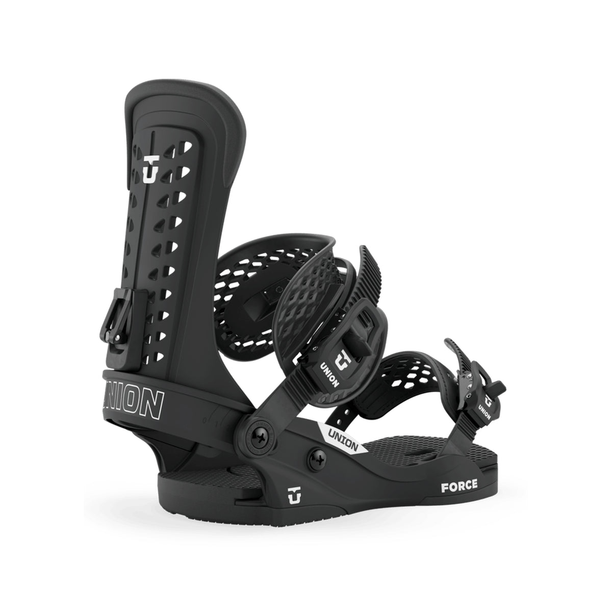Union Force Classic 2026/27 snowboard binding in Black, side view