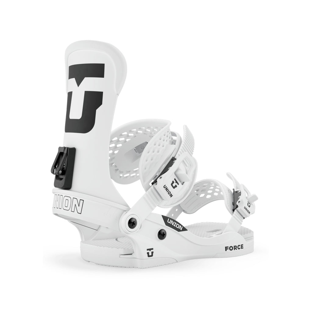 Union Force Classic 2026/27 snowboard binding in White, side view